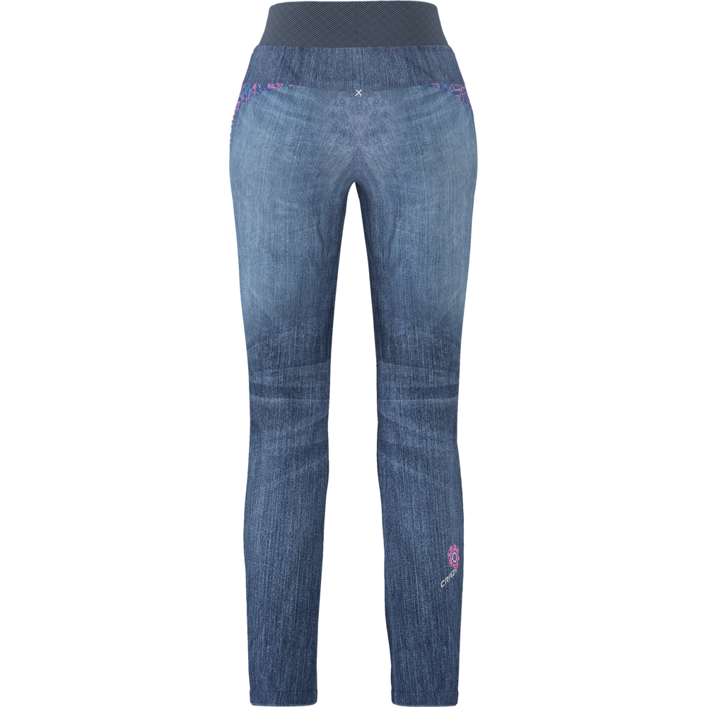 Pant Aria Light performance cotton pants with Liberty London pocket inserts and elastic waistband and cuffs
