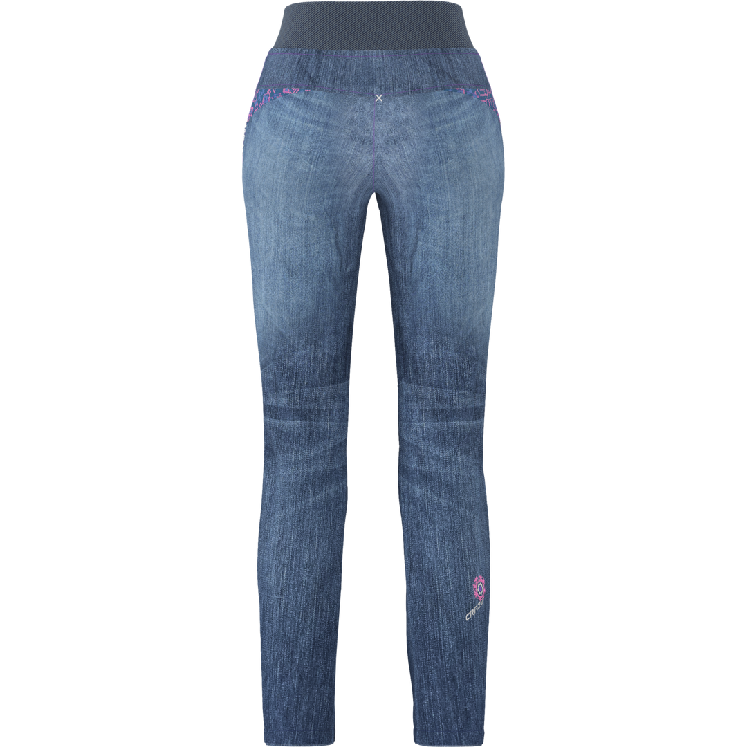 Pant Aria Light performance cotton pants with Liberty London pocket inserts and elastic waistband and cuffs