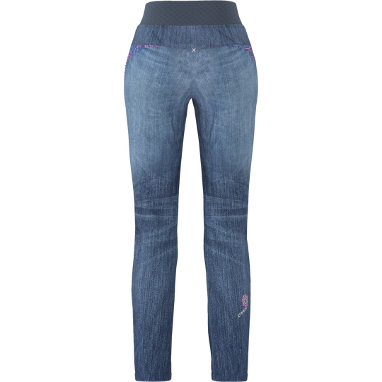 Pant Aria Light performance cotton pants with Liberty London pocket inserts and elastic waistband and cuffs