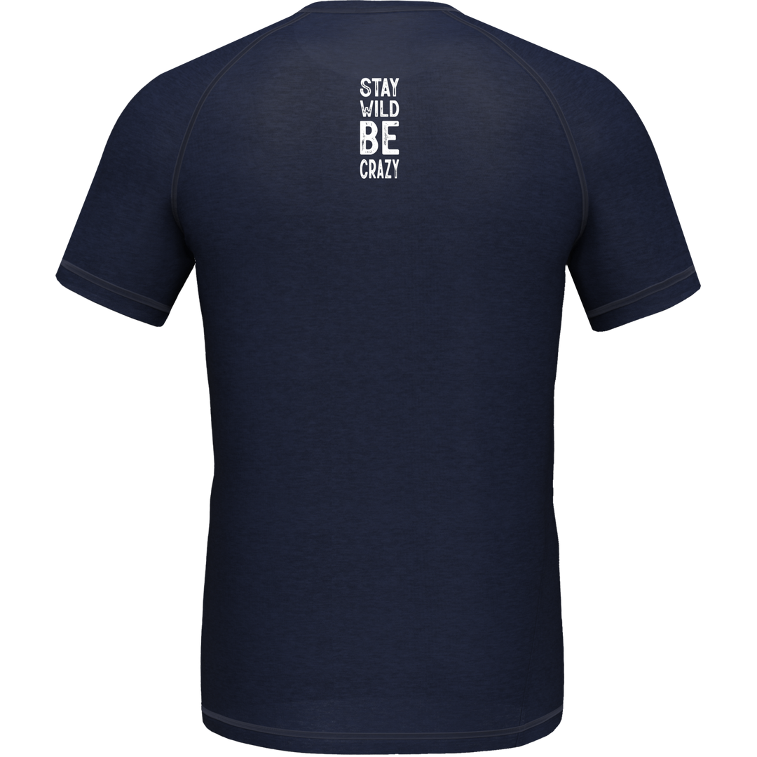 Shirt Joker made of natural hemp fabric with exclusive patch design