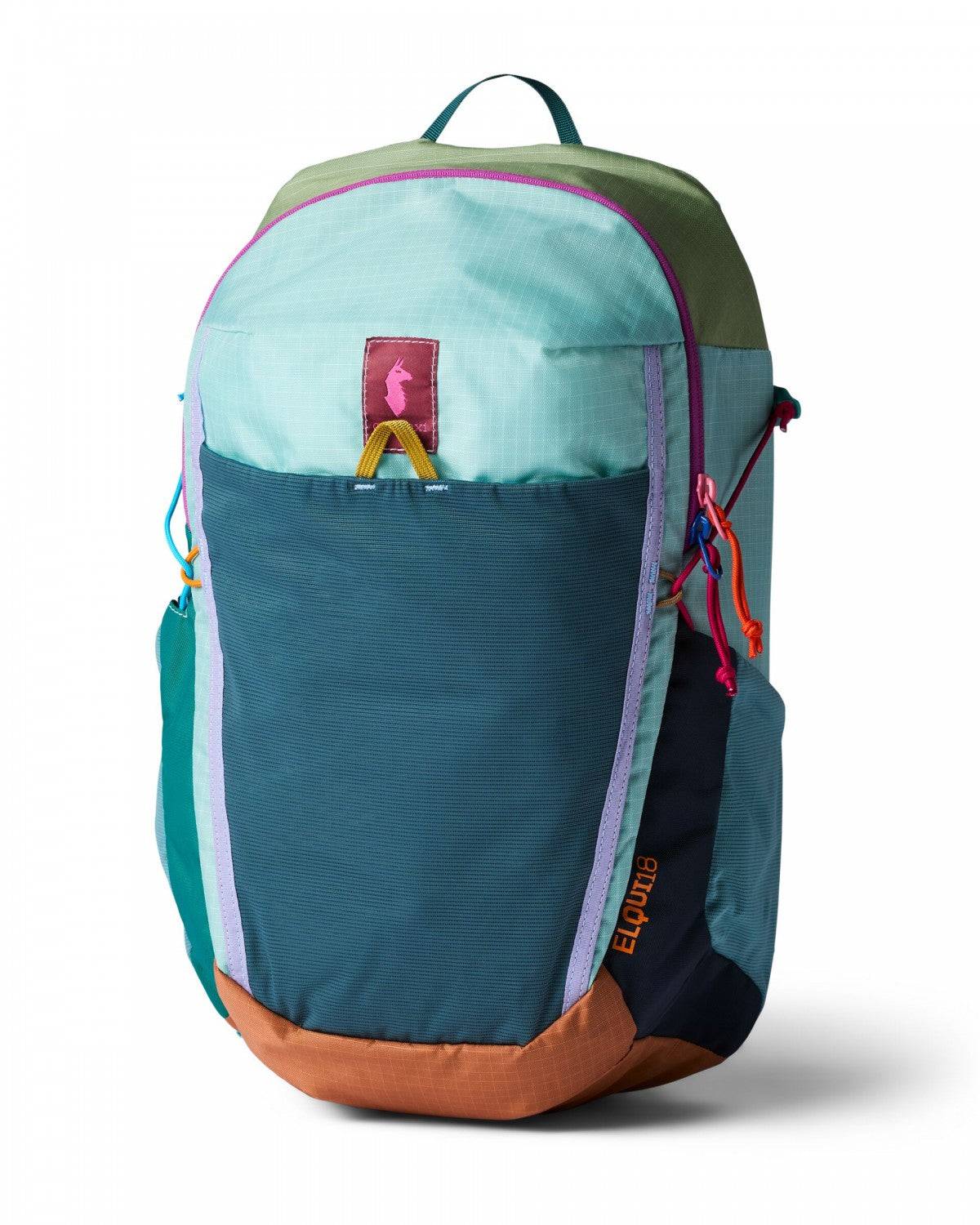 Elqui 18L zaino escursionismo leggero compatto in nylon riciclato 18L capacità con tasche multiple e cintura rimovibile
