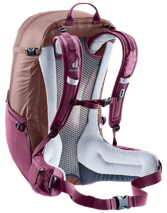 Futura 25 SL ventilated hiking backpack with Aircomfort technology and adjustable ActiveFit straps for women