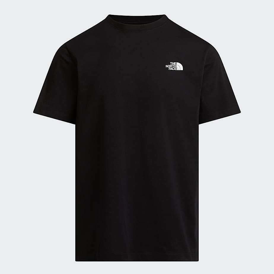 M Box Nse short sleeve cotton t-shirt with front and back water-based graphics