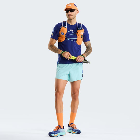 The North Face M Summit High Trail Ss - Graphic/Bold Blue – Bold Blue – dettaglio ALT4