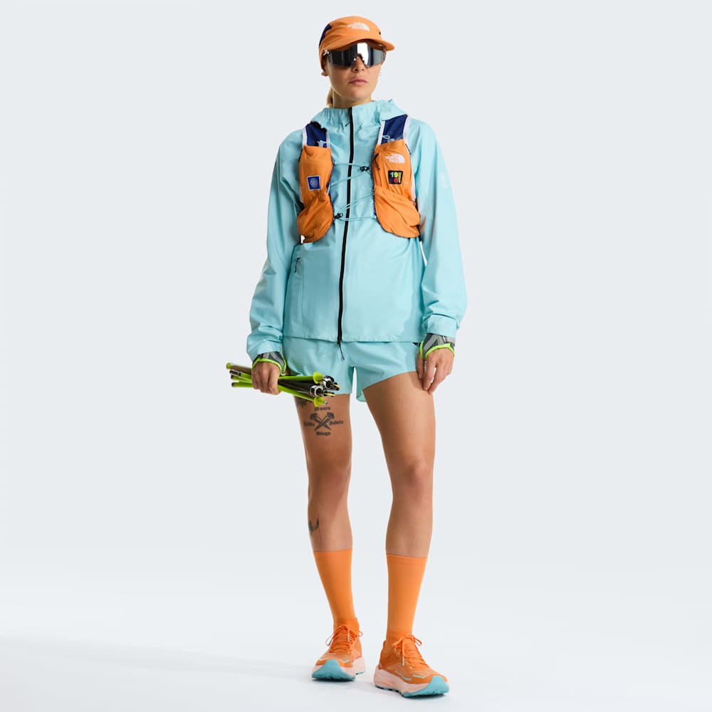 The North Face W Summit Pacesetter Short - Graphic/Canal Blue – Canal Blue – ALT4