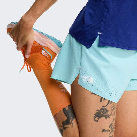 The North Face W Summit Pacesetter Short - Graphic/Canal Blue – Canal Blue – ALT6