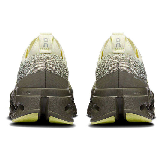 Cloudsurfer Max W running shoe with CloudTec Phase, Helion foam, lightweight breathable mesh, and red and gold details