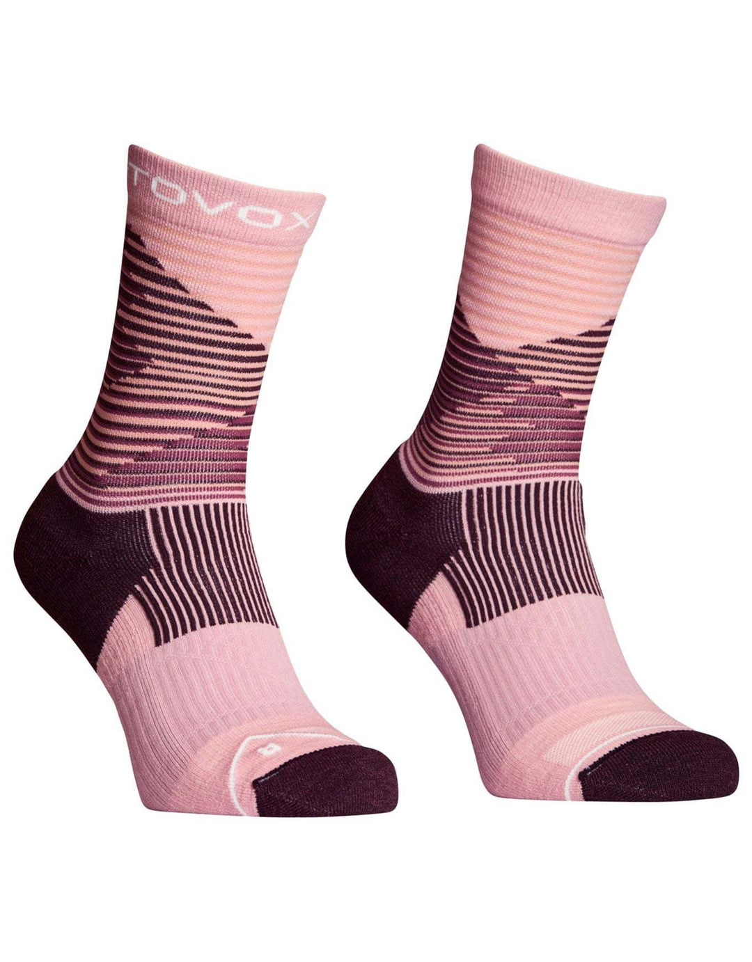 Calze donna ALL MOUNTAIN MID SOCKS in morbida lana Merino senza cuciture, calde e confortevoli per l'inverno