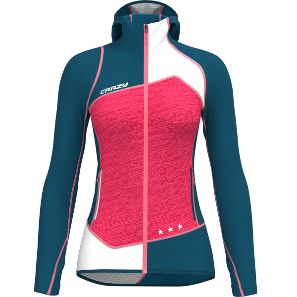 Pull Ionic trekking jacket in High Performance 3D fabric with zip front and elastic cuffs
