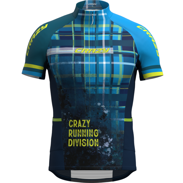 Crazy a metà 'Shirt Flash' running t-shirt with long zip for ventilation, windblock fabric, side pockets, and exclusive prints.