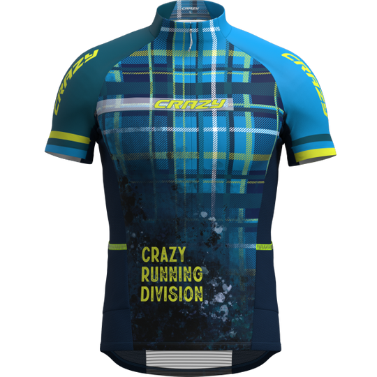 Crazy a metà 'Shirt Flash' running t-shirt with long zip for ventilation, windblock fabric, side pockets, and exclusive prints.
