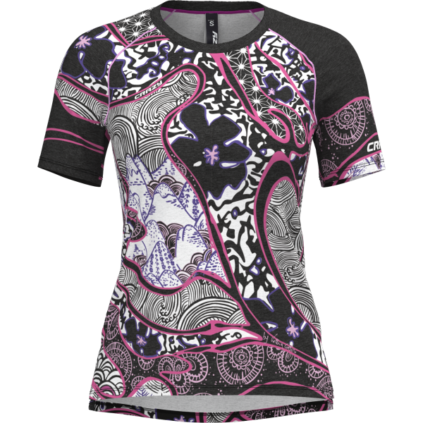 Shirt Wonder Magic T-shirt with unique prints, made from soft Tencel fabric, featuring moisture-absorbing properties and contrast flat seams.
