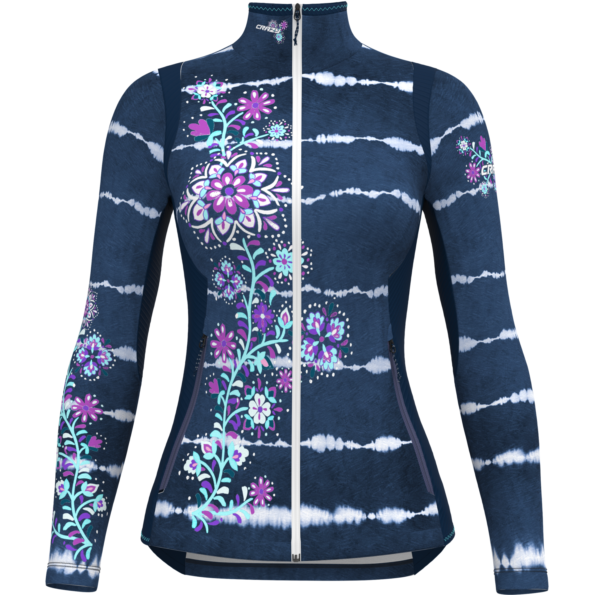 Pull Wonder Magic colorful outdoor jacket with breathable side panels and full front zipper