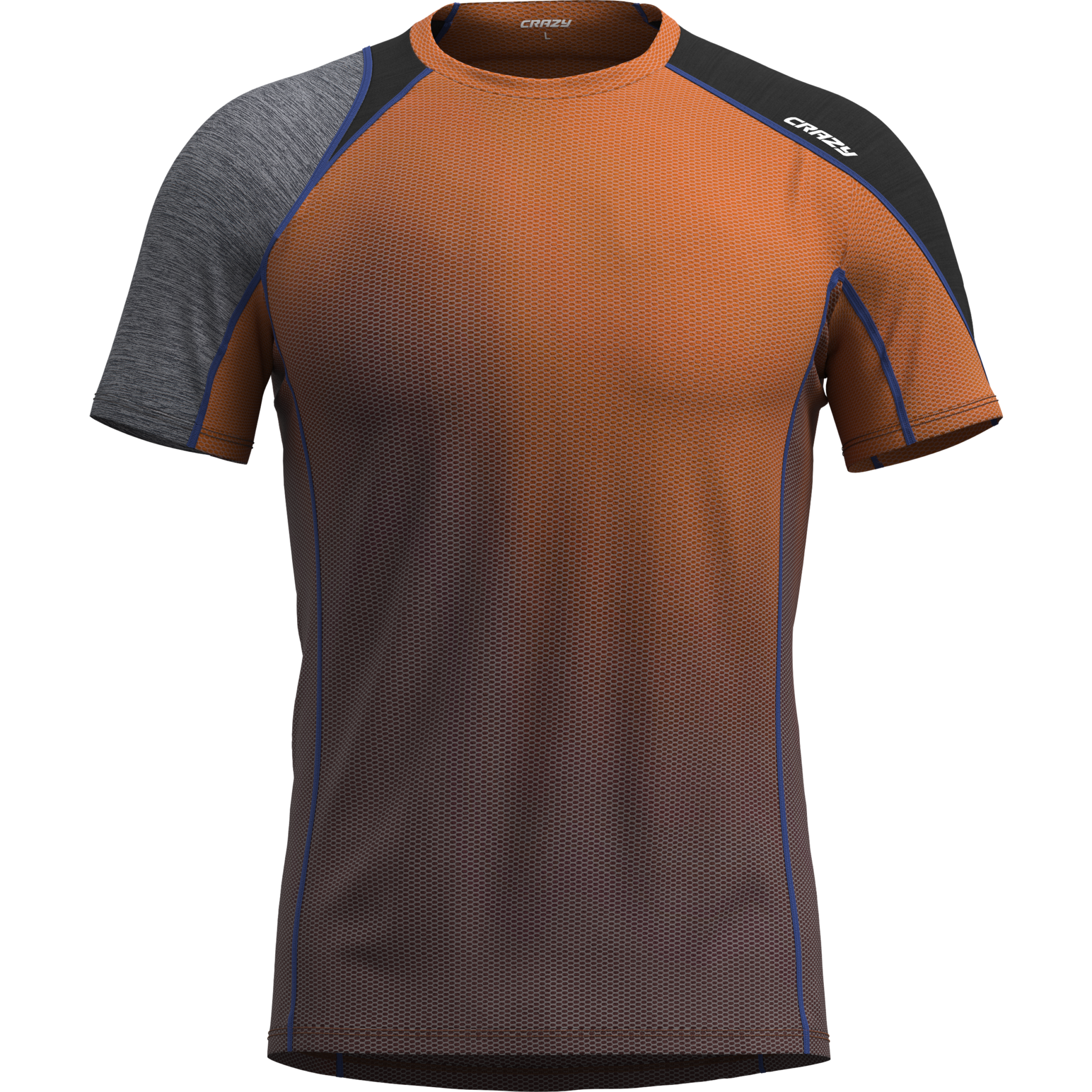T-shirt tecnica traspirante con design asimmetrico e inserti in Graphene per attività ad alta montagna