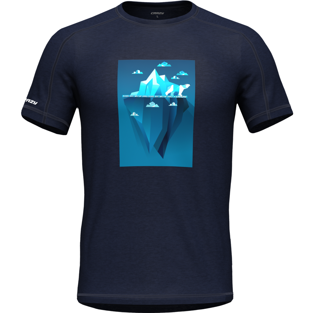 Shirt Joker made from natural hemp fabric with exclusive patch design
