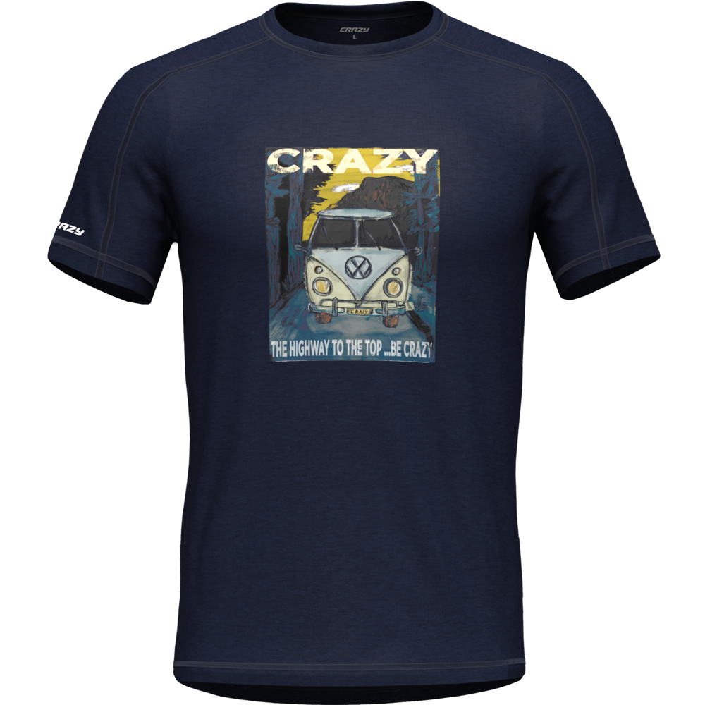 Shirt Joker made of natural hemp fabric with exclusive patch design