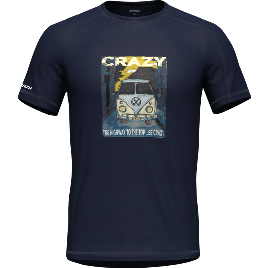 Shirt Joker made of natural hemp fabric with exclusive patch design