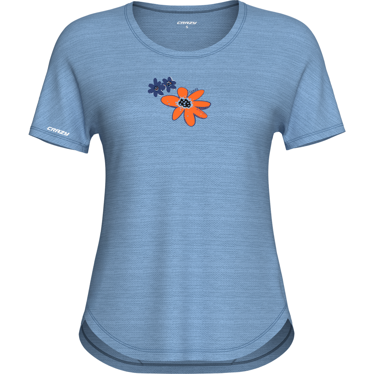 T-shirt Exit tecnica con cuciture a contrasto e fondo stondato per attività outdoor
