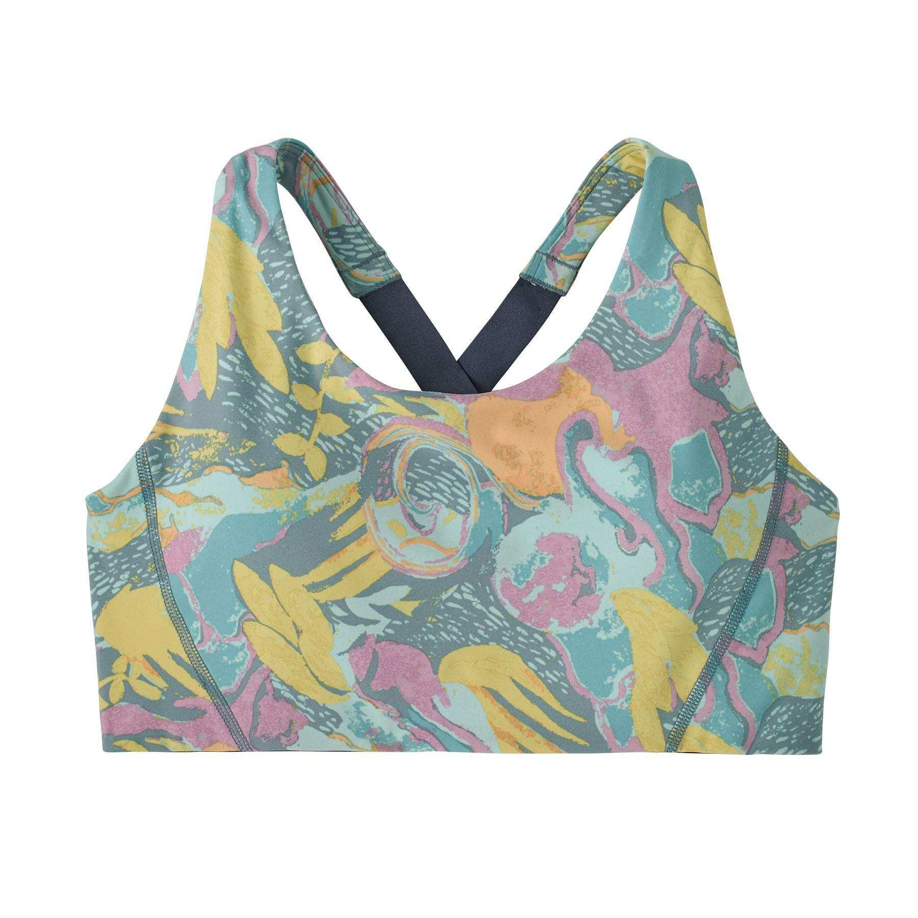 Reggiseno sportivo W's Shadowlite Mid Impact traspirante regolabile con tessuto riciclato e controllo odori