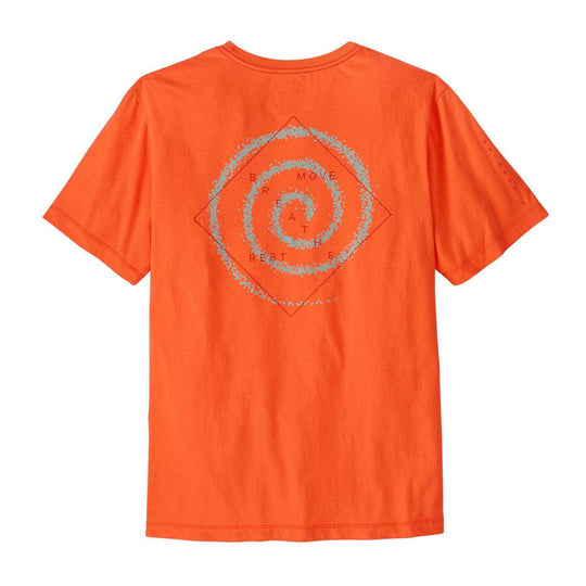 T-shirt da uomo M's Multi-Pitch in cotone organico biologico con grafica ispirata all'arrampicata e produzione Fair Trade