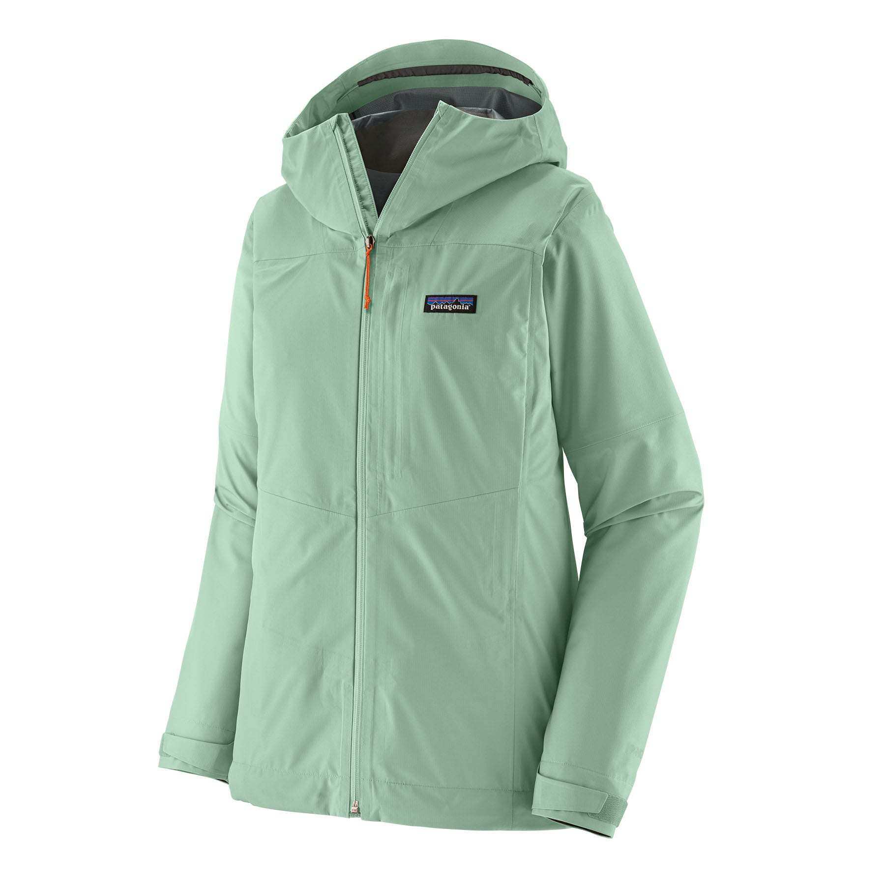 Giacca impermeabile minimalista W's Boulder Fork Rain Jkt con cappuccio regolabile e tessuto a 3 strati riciclabile