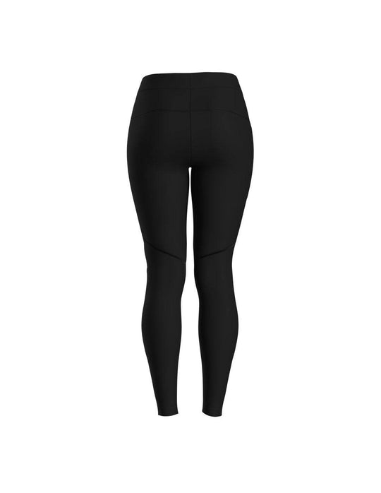 Black Alcaid Lady Leggins for women's outdoor activities with breathable, stretchy fabric and ergonomic fit