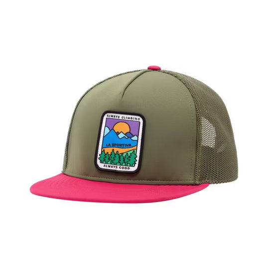 Always Climbing Hat in soft fabric with sporty design and logo for climbing and outdoor activities