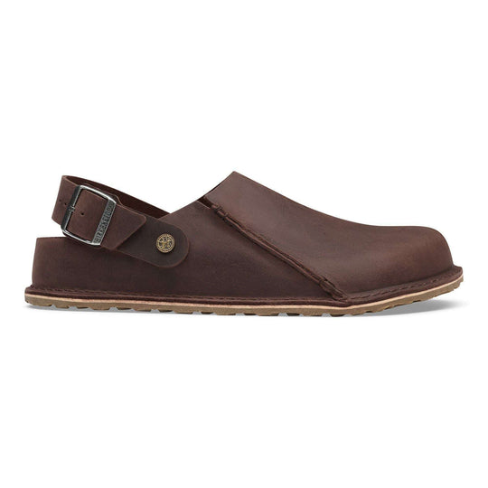 Birkenstock Lutry Premium Oiled Leather - Habana - vista laterale