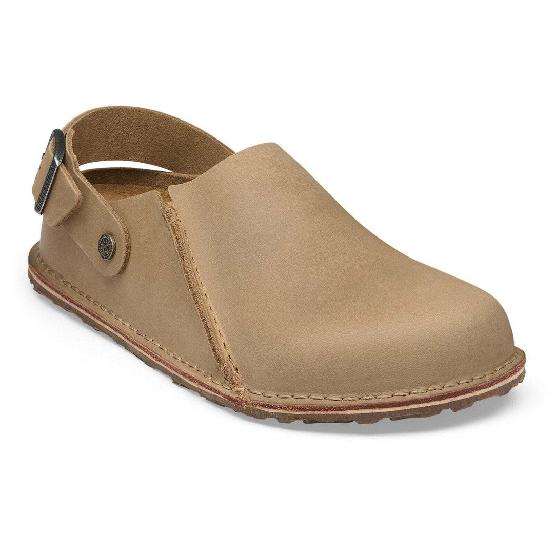 Birkenstock Lutry Premium Cuir Huilé - Marron Tabac