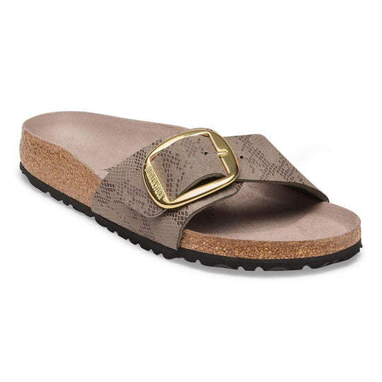 Birkenstock Madrid Big Buckle Sintético - Python Grey Taupe