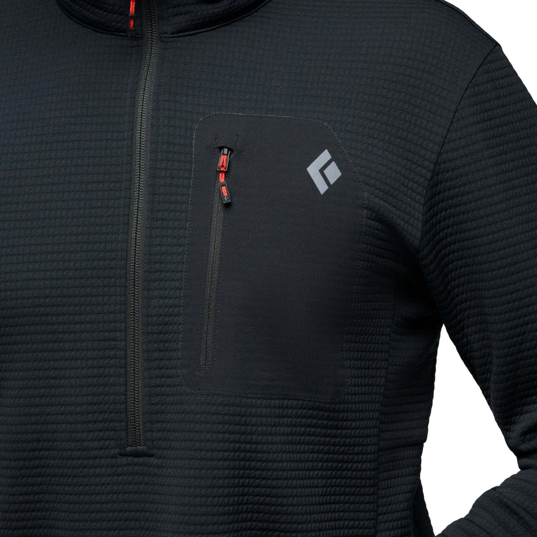 Black Diamond Diverge Half Zip Jacket uomo Black