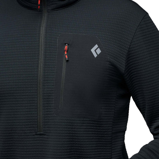 Black Diamond Diverge Half Zip Jacket uomo Black