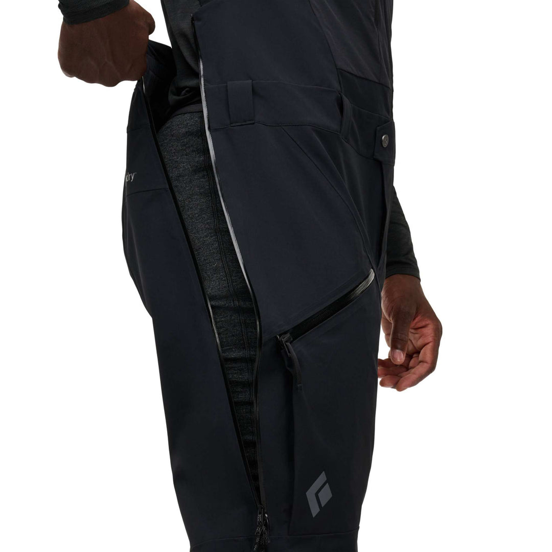 Black Diamond Recon Stretch Bibs uomo Black