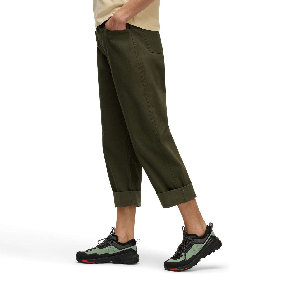 Black Diamond Women's Dirtbag Pants Dark Moss