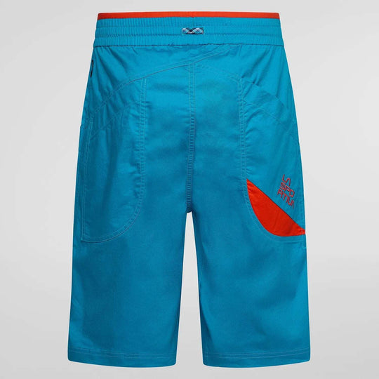 Bleauser Short M - Tropic Blue/Cherry Tomato - Blogside