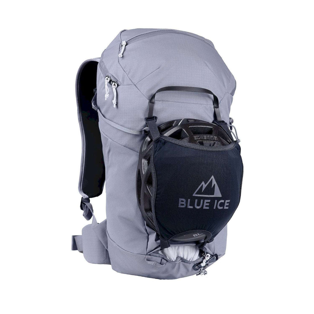 Blue Ice Prisma 24 Pack hiking backpack with ventilated back and climbing gear attachments