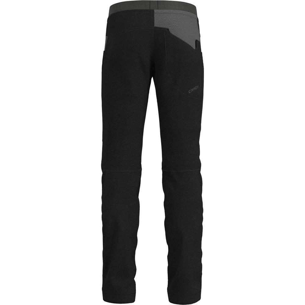 Crazy Pant Joker, colore Wool Effect Dark Gray, vista posteriore