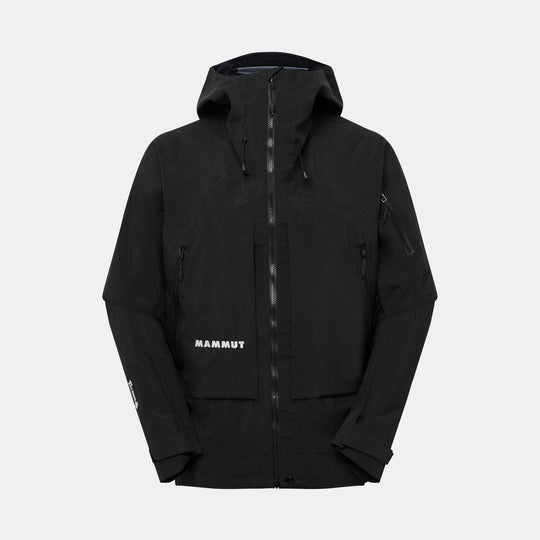 Mammut Eiger Nordwand Pro HS Hooded Jacket Men Black – vista frontale