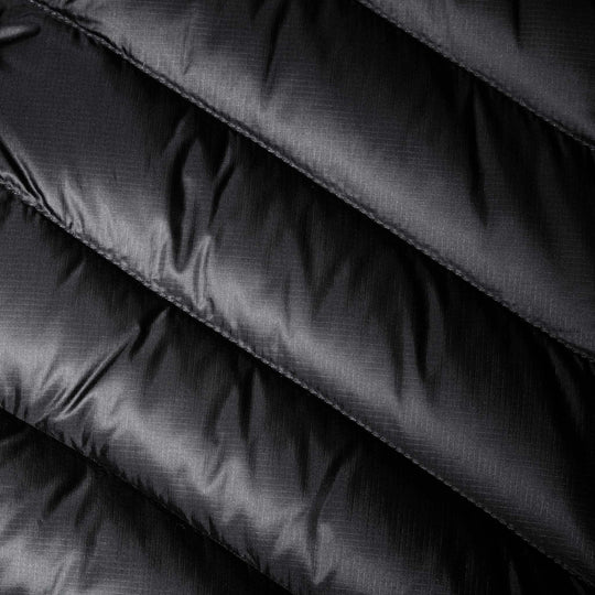 Mammut Broad Peak In Hooded Jacket Men - Black - dettaglio tessuto trapuntato