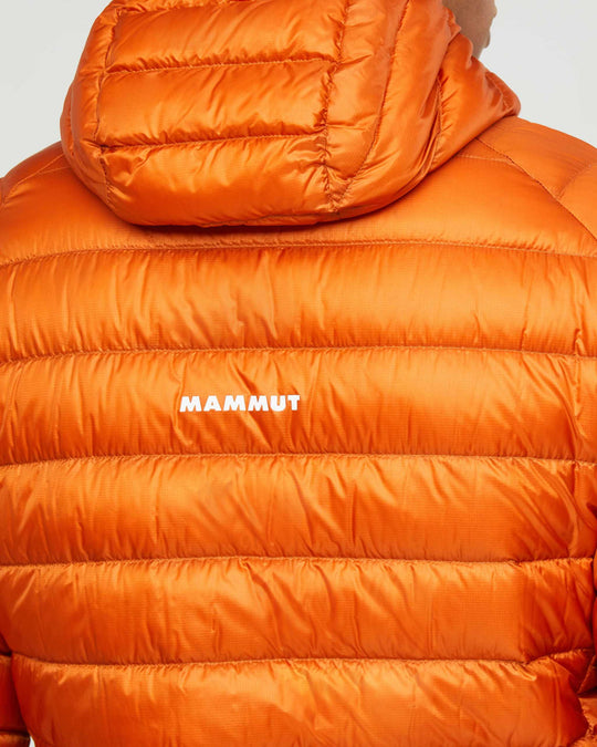 Mammut Broad Peak In Hooded Jacket Men - Autumn Larice - dettaglio posteriore e cappuccio