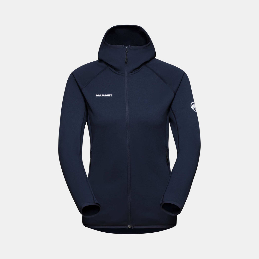 Mammut Aconcagua Ml Hooded Jacket Women - Marine - vista frontale