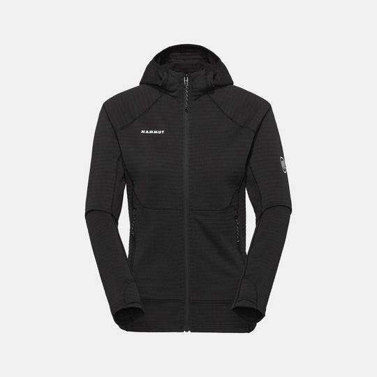 Mammut Taiss ML Hooded Jacket Women Black – vista frontale