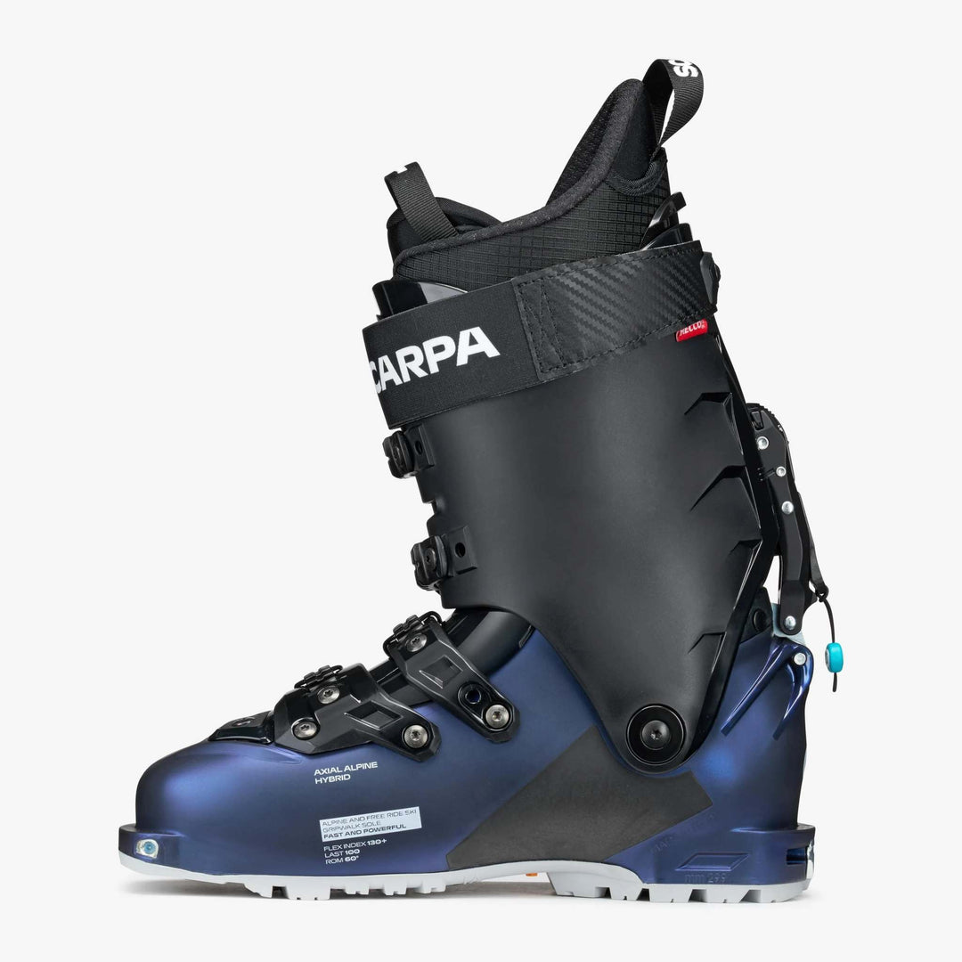 SCARPA 4-Quattro Pro Blue Pearl/Silver – vista laterale interna