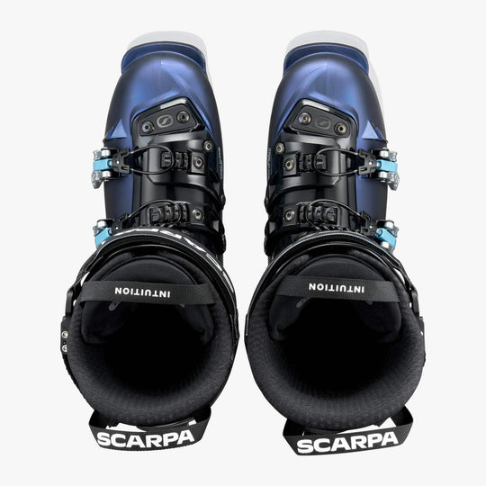 SCARPA 4-Quattro Pro Blue Pearl/Silver – coppia: vista dall’alto