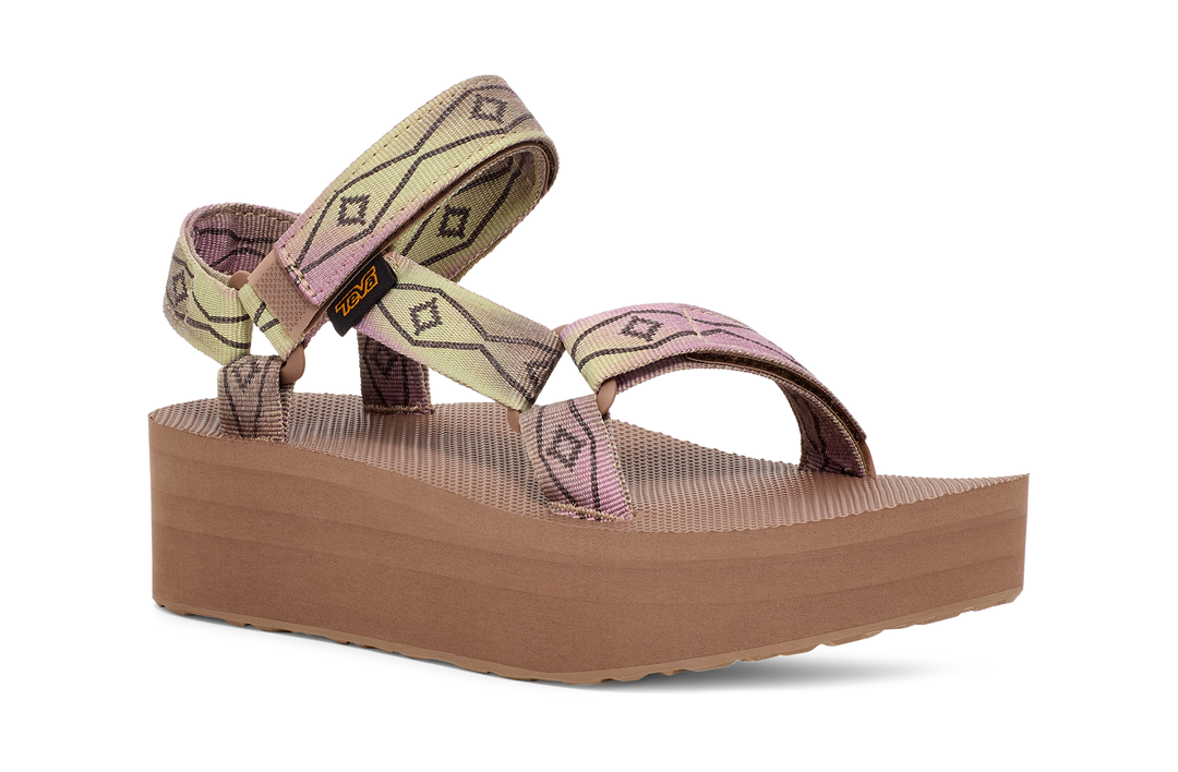 Teva W Flatform Universal Sunscape Waterless Neutral WSSN, tre quarti anteriore