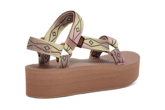 Teva W Flatform Universal Sunscape Waterless Neutral WSSN, tre quarti posteriore