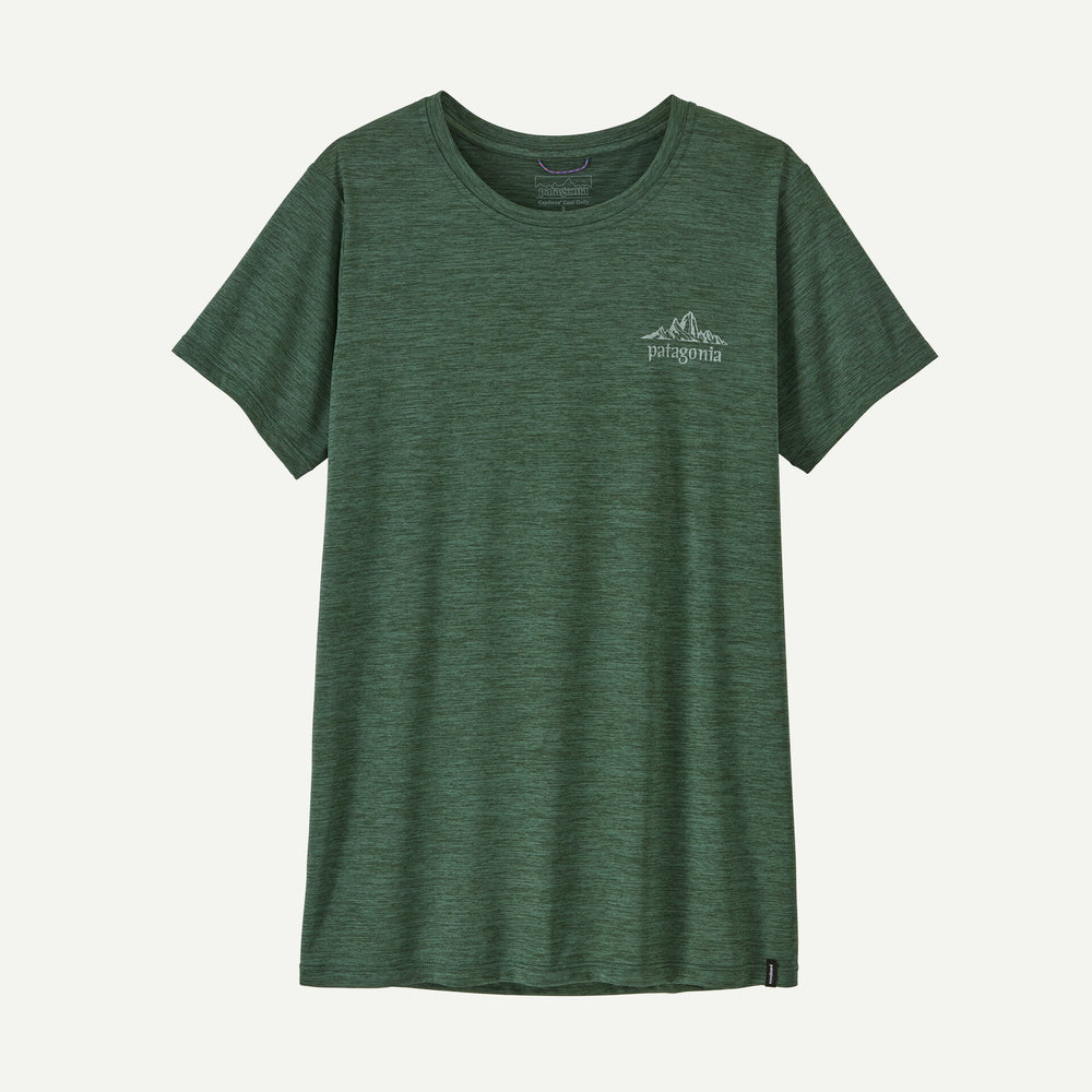 Patagonia W's Capilene Cool Daily Shirt Cloud Crag Cloud Crag Canopy Green/Light Canopy Green X-Dye - foto 2