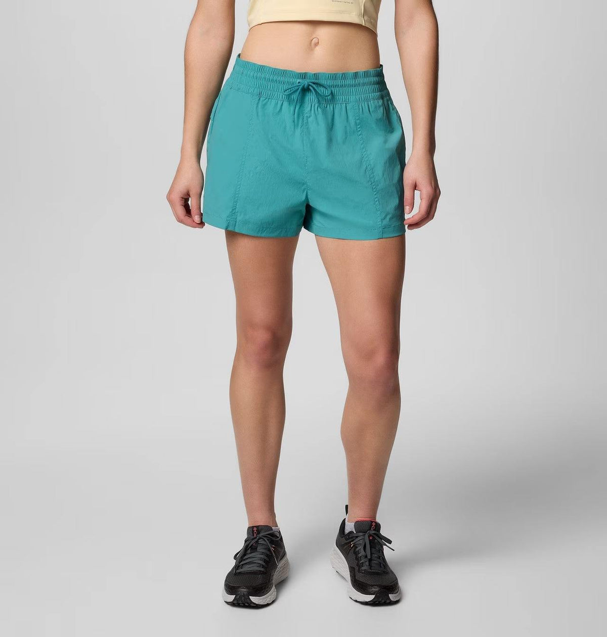 Columbia Women's Boundless Trek Active Short, donna, Teal 330, lunghezza 3 pollici, modello 2073124 - fronte.