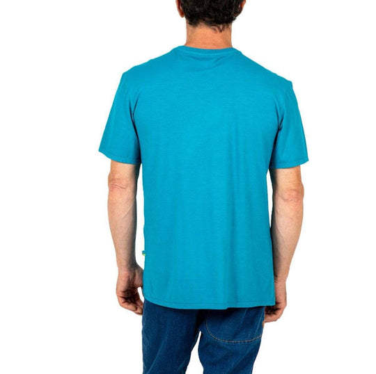 Maglia in jersey di cotone biologico con stampa frontale, comfort e vestibilità regolare, made in Italy