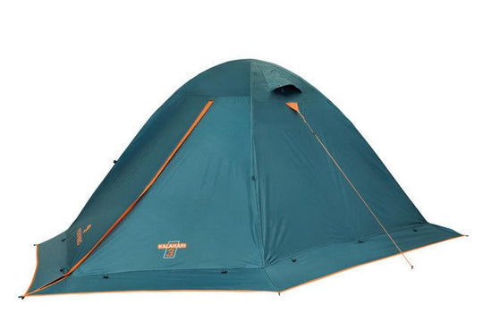 Tenda Kalahari 3 montata in campeggio all'aperto